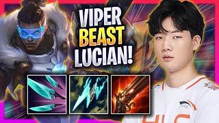 VIPER IS A BEAST WITH LUCIAN! - HLE Viper Plays Lucian ADC vs Jinx! | Season 2024