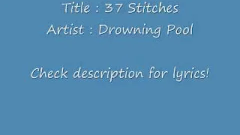 37 Stitches - Drowning Pool (With Lyrics)
