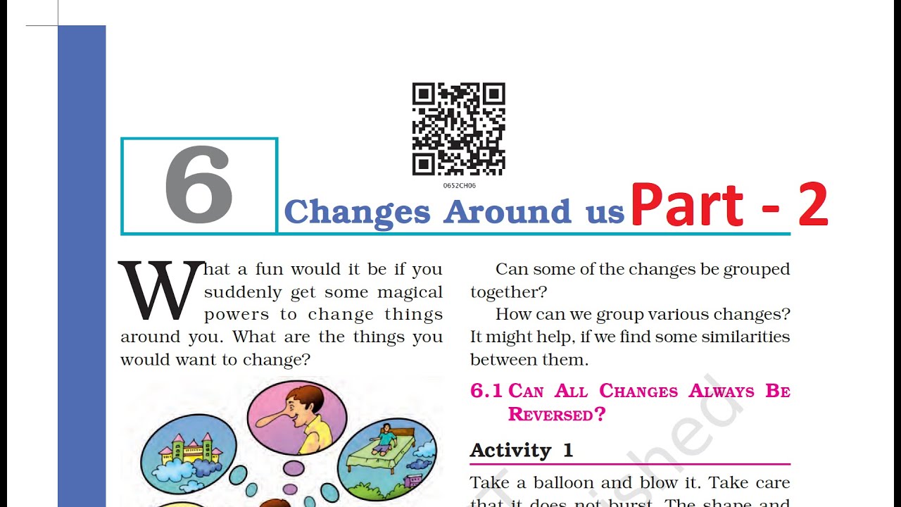 Class 6 Science Chapter 6 Changes Around us Part-2 - YouTube