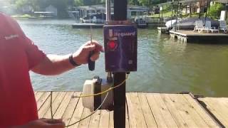 Dock Lifeguard - Install on Non Bonded or Wood Piling Dock