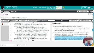 Code org Unit 2 Lesson 5 pt 3 by Dr. Borosky