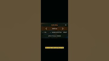 How to Sync Audio and Video in VLC? #shorts #vlc #howto #android #trick