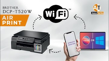 How to Connect Brother DCP-T520W To WiFi!