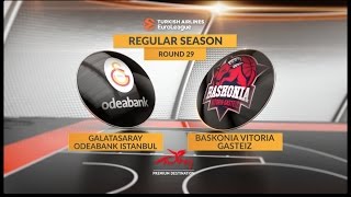 Highlights Galatasaray Odeabank Istanbul-Baskonia Vitoria Gasteiz