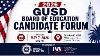 2026 GUSD Board of Education Candidate Forum