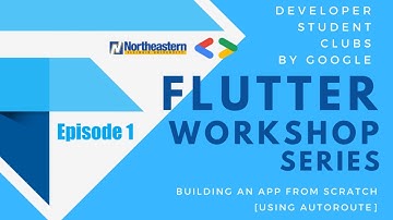 Flutter Workshop Series - Building an App from Scratch [using AutoRoute]