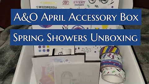 Archer & Olive April 2022 Monthly Themed Box Unbox...