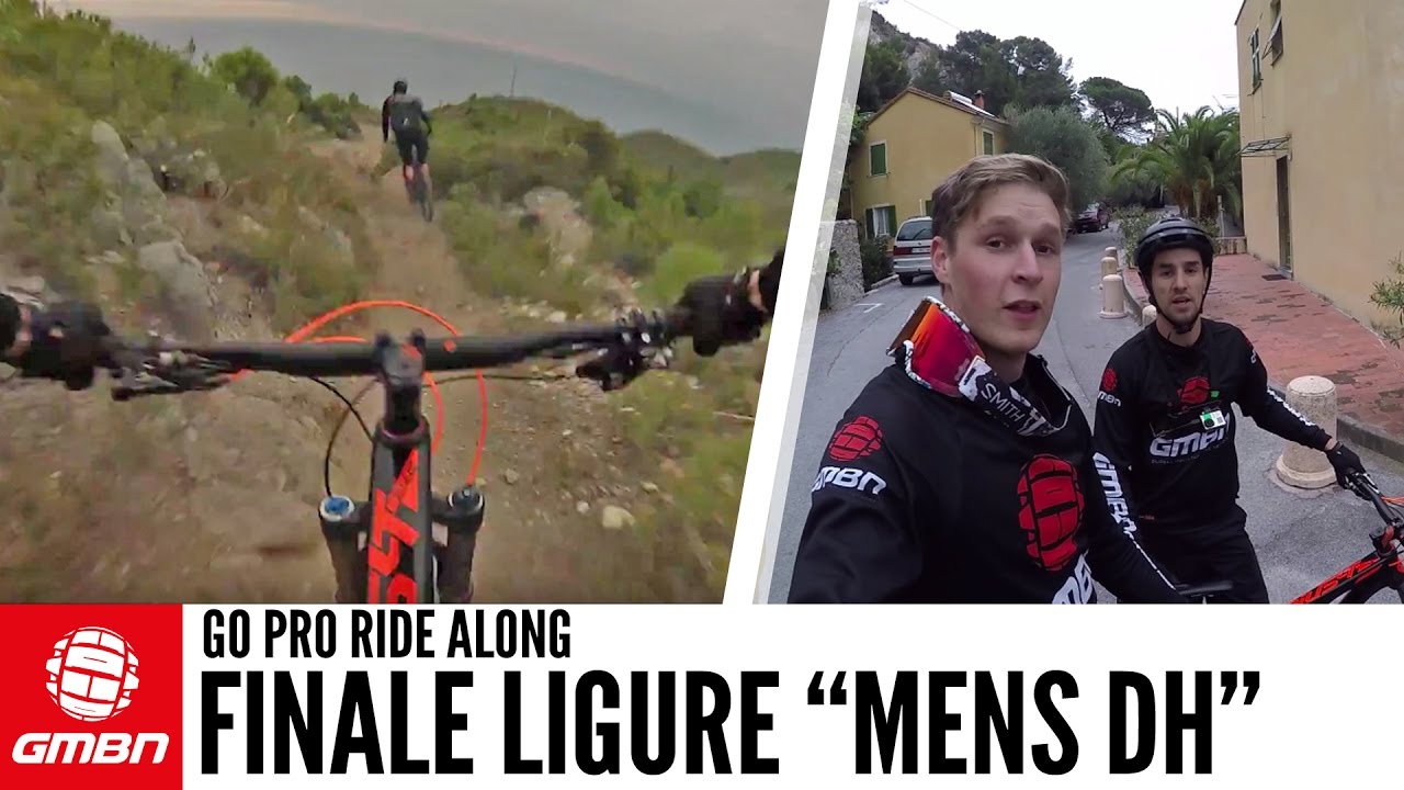 gopro มือสอง Finale Ligure Men's Downhill POV | GMBN Ride Along