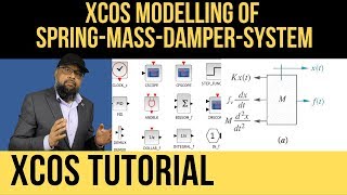 Scilab Xcos Modelling of Spring Mass Damper System with Simulation Results