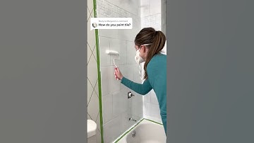Painting shower tile | shower makeover | DIY