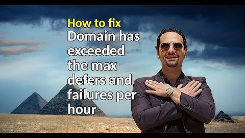 How to fix "Domain has exceeded the max defers and failures per hour"