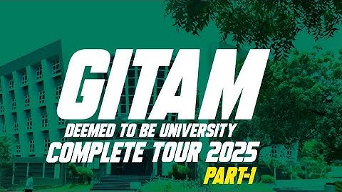 GITAM UNIVERSITY (VIZAG CAMPUS) VLOG | Gitam tour  telugu | GITAM | Best collage in andhra pradesh