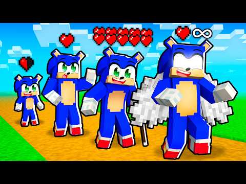 Sonic's BIRTH to IMMORTAL in Minecraft