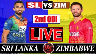 Live Sri Lanka Sri Lanka vs Zimbabwe 2nd ODI Match 2024 - LIVE Score & Commentary - Today SL vs ZIM