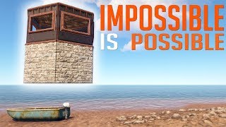 RUST FLOATING BASE - First Ever Flying Base in Rust