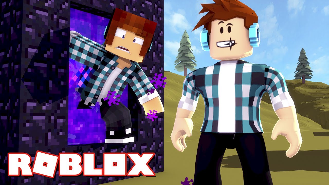 Roblox Minecraft No Roblox Youtube - authenticgames jogando roblox no celular