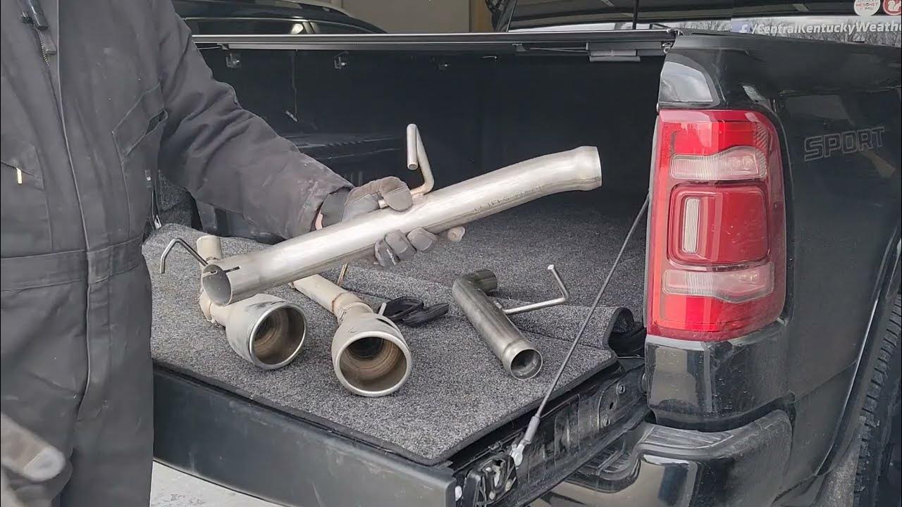 B2 Fabrication Resonator Muffler Delete Kit for 5th Gen Ram 1500 2019