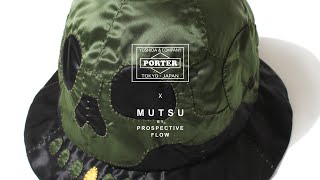 Skull Patchwork Bucket Hat / PORTER x MUTSU #5 / Panatomy No.75