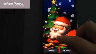 AeonSparx- Smiling Santa 3D Live Wallpaper screenshot 1