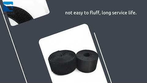 Factory 100% Nylon Black Magic Tape Unsnapped Hook And Unbrushed Loop