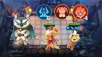Aamon Commander | 6 Eruditio + 6 Dauntless + 4 Emberlord | MAGIC CHESS GO GO #magicchess #mcgg