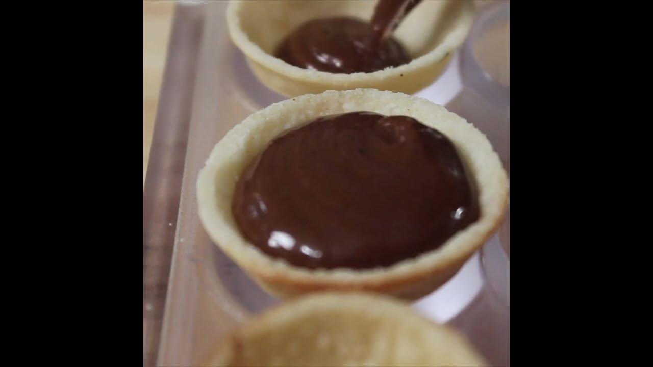 Making homemade Ferrero Rocher (see pinned comment for full version) #shorts