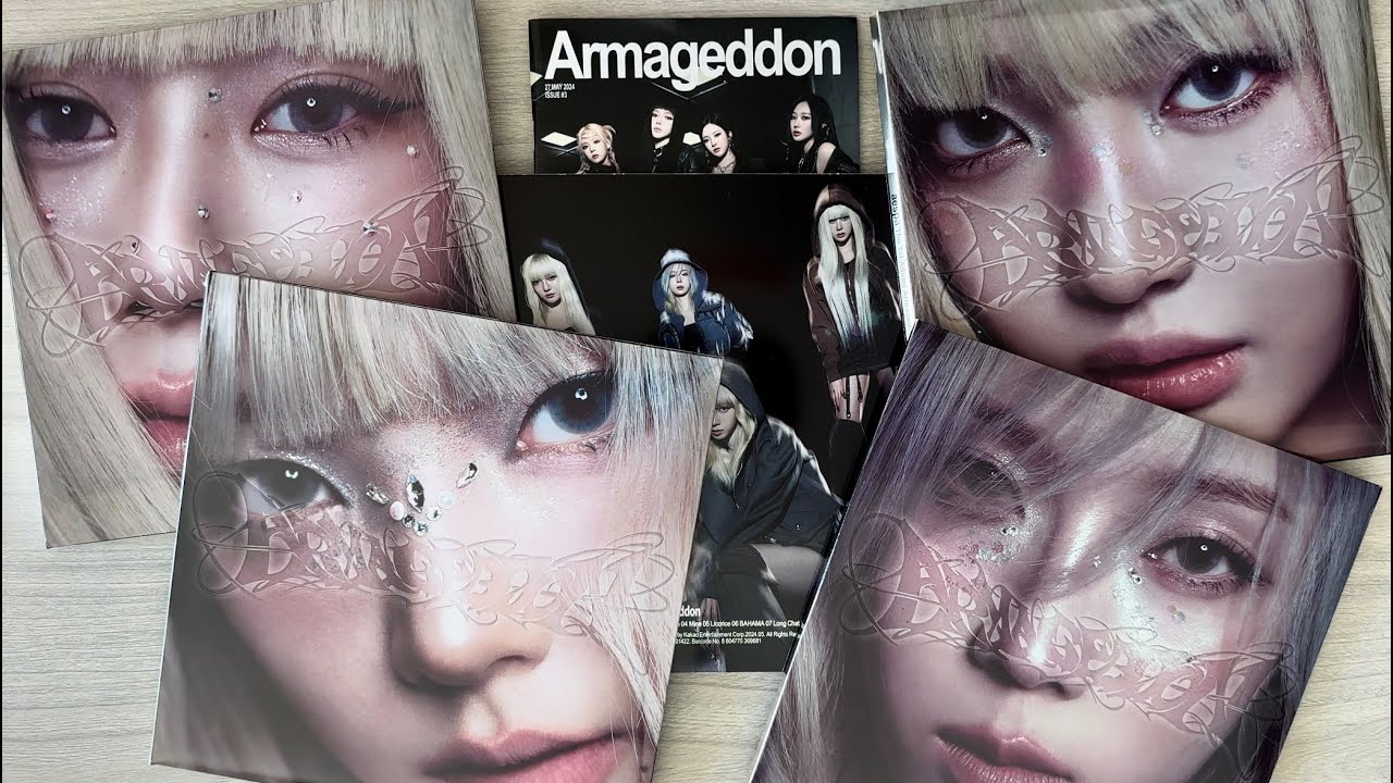 Unboxing aespa 에스파 1st Album "Armageddon" (MY Power+Zine+Authentic