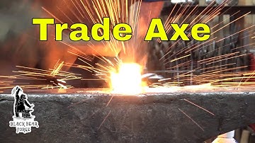 Forging a trade axe or tomahawk part 1 - blacksmithing for beginners