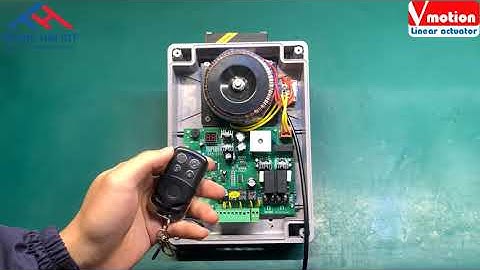 Hướng dẫn học lệnh remote với tủ điều khiển cổng tự động rất hữu ích
