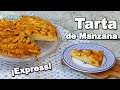 Tarta de Manzana Express Fácil y Rápida | Cómo hacer Tarta de Manzana 🍰🍏