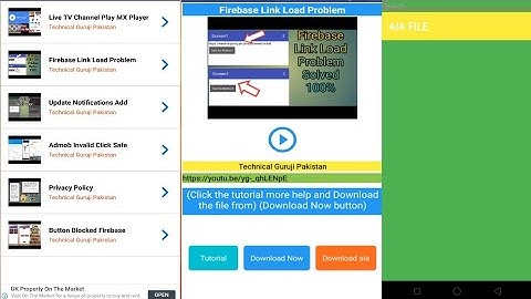 Firebase List Viewer App with Auto Image and Link update: Colin Tree List View Element