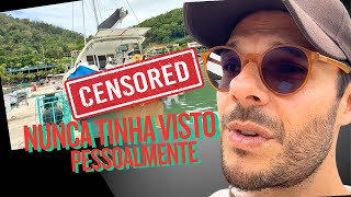 COMO LAVANTAR UM CATAMARÃ DE 8 TONELADAS DENTRO DA ÁGUA SEM GUINDASTE - Truque bizarro
