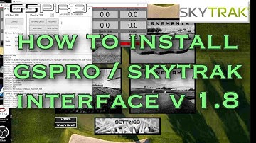 GSPro / Skytrak Device Interface Version 1.8 - How to connect to GSPro