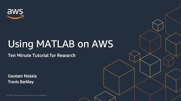 Ten Minute Tutorial for Research: MATLAB on AWS