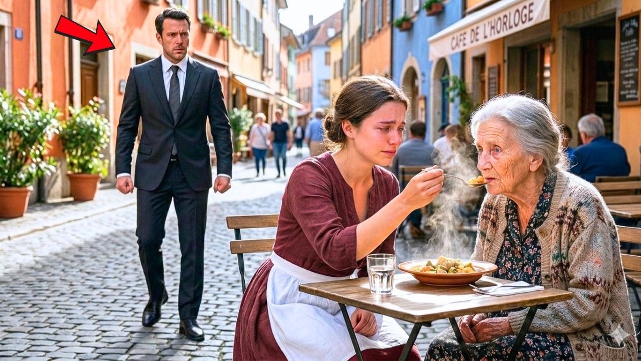 Milionario vede un’umile cameriera nutrire sua madre affetta da parkinson e accade l'incredibile.