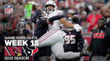 Arizona Cardinals vs. Houston Texans Game Highlights | NFL 2025 Season Week 15