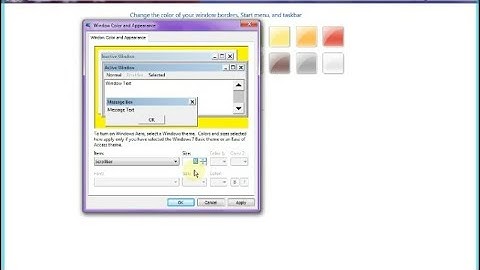 Windows 7 Tips|| How to Change Scrollbar size.