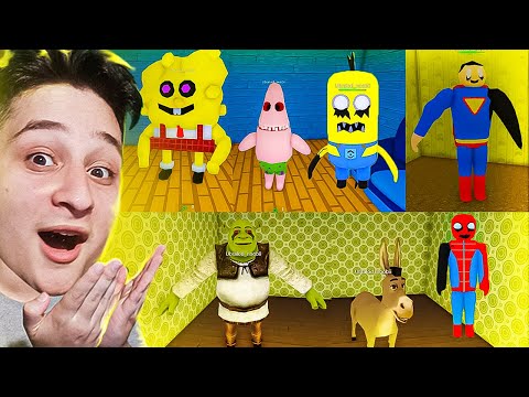 პატრიკი შრეკი Backrooms Morphs Roblox ubralod noobi