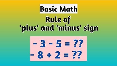 Basic math  part-1 Rule of 