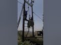 25 KVA DISTRIBUTION TRANSFORMER 11/0.433 KV INSTALLATION ON STRUCTURE BY CHIAN PULLEY