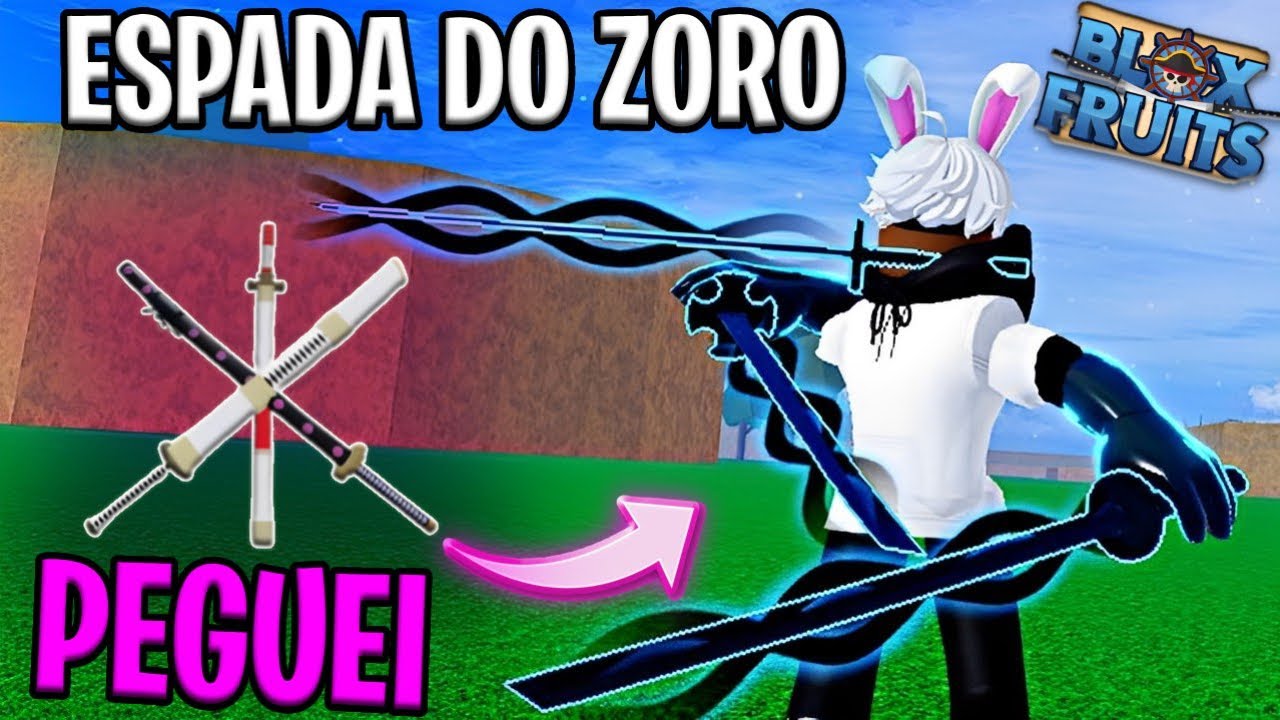 PEGUEI A ESPADA DO ZORO NO BLOX FRUITS😱 (TRUE TRIPLE KATANA) YouTube