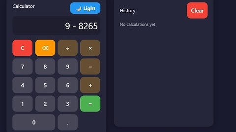 Build a Glass Neon Calculator in React | Full Project Tutorial