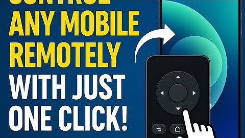 Control Any Mobile Remotely with Just One Click! | Easy Remote Access 2025