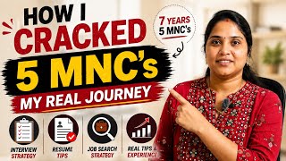 How I Cracked Five MNCs: My Interview, Resume & Job Search Strategy