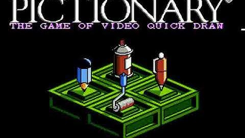 Nintendo NES Pictionary   The Game of Video Quick Draw USA