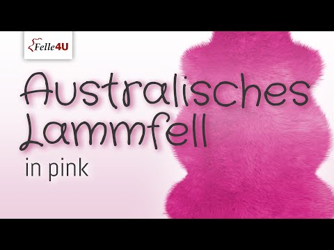 pink) (100 68 Australisches x cm, Lammfell ✓