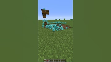 Exploding diamonds in Minecraft #shorts