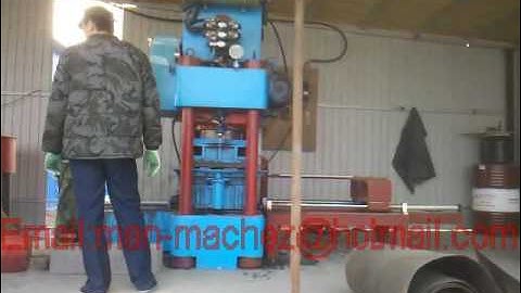 MM600 semi-auto single-layer and double-layer  terrazzo tile machine