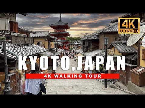 🇯🇵 Japan Walking Tour - Wandering Historic Streets of Kyoto [ 4K HDR - 60fps ]