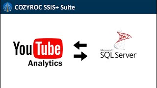 Connect Youtube Analytics to SQL Server with COZYROC SSIS REST components. Import, sync YouTube data